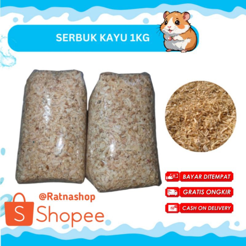 SERBUK KAYU HAMSTER 1Kg