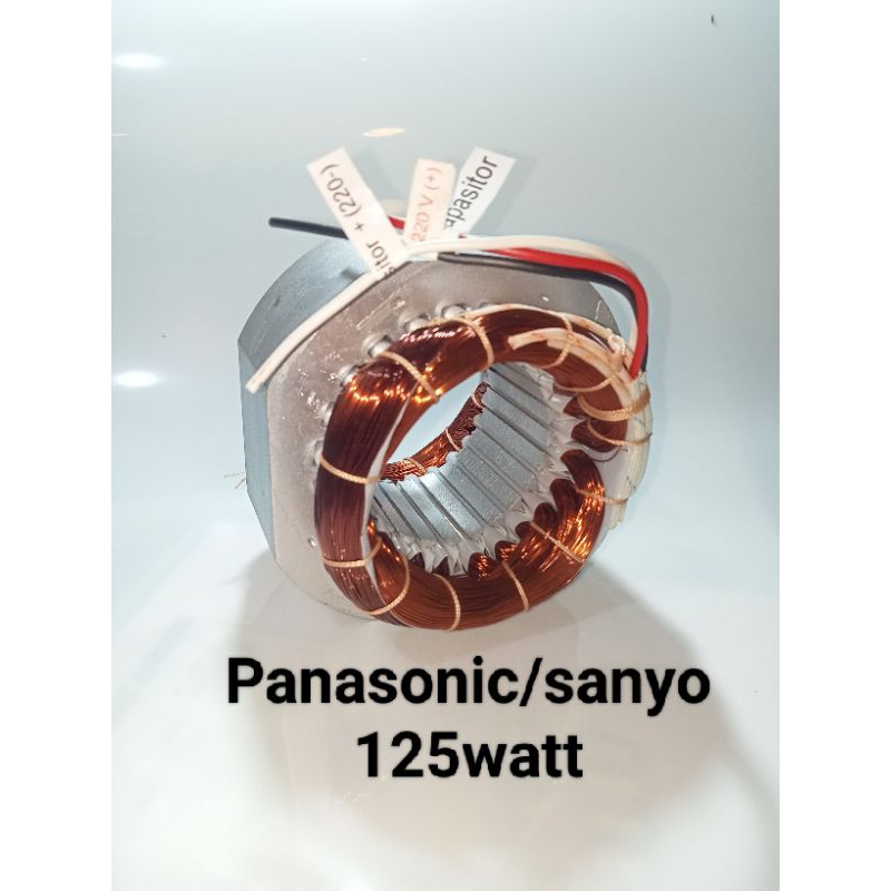 spull stator gulungan pompa air National panasonic sanyo bearing 629