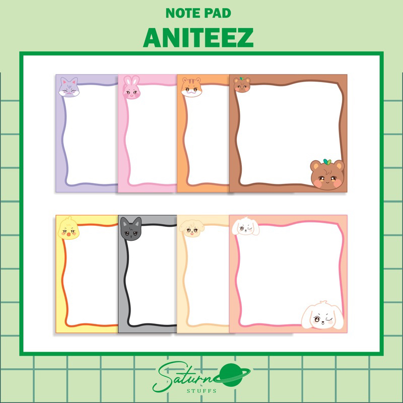 

NOTEPAD / MEMOPAD ATEZZ - ANITEEZ