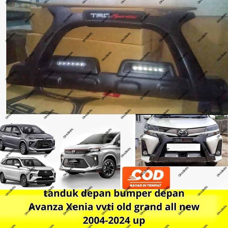 tanduk depan bumper depan Luxury TRD Sportivo Avanza Xenia Veloz vvti old grand all new 2004 2008 20