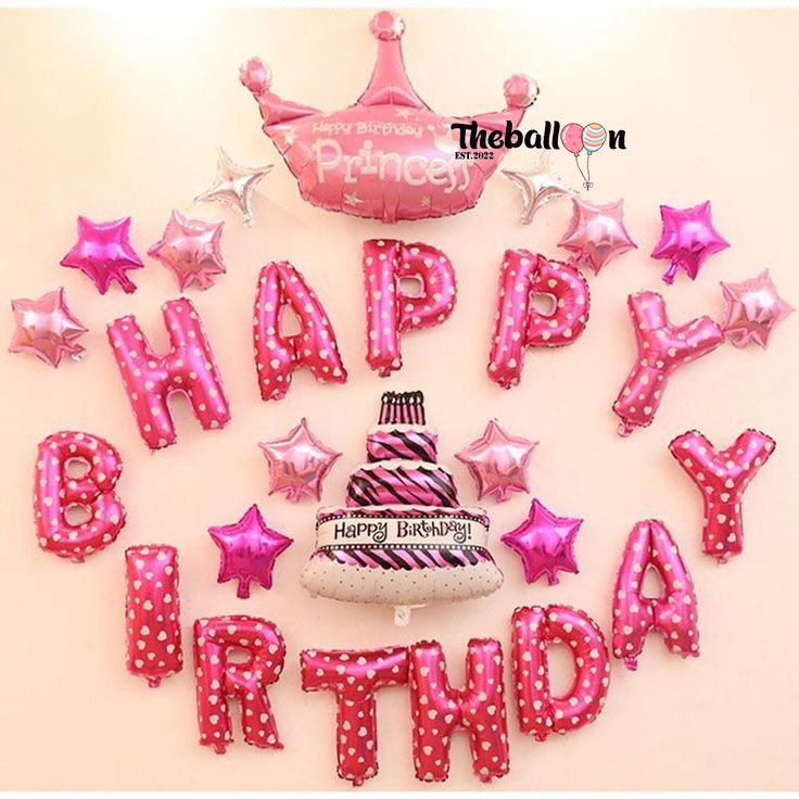 Set Dekorasi Ulang Tahun Pink / Dekorasi anak cewe
