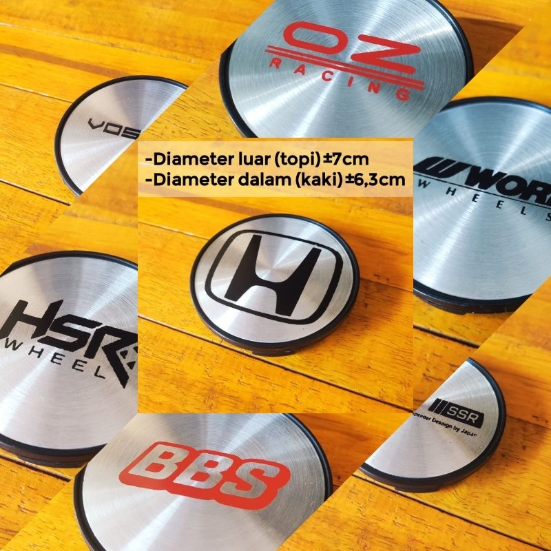 DOP VELG MOBIL HONDA CRV HRV BRV WRV CIVIC ACCORD ODYSSEY STREAM TUTUP DOP VELG HONDA LUBANG TENGAH 