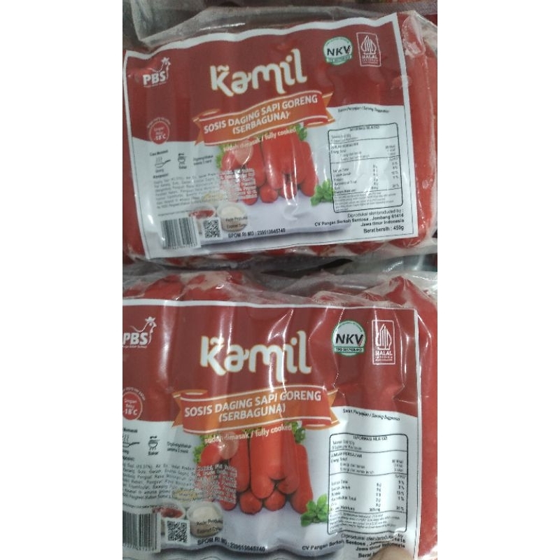 

Kamil Sosis Sapi / Sosis Sapi Merah | Berat Bersih 450gr