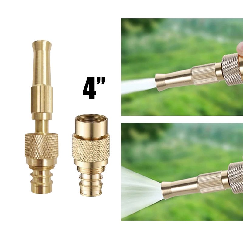 Promo 1/2 Inch Semprotan Air Lurus Kuningan/Hose Nozzle Sprayer Kuningan/Spray Nozzle Sprayer