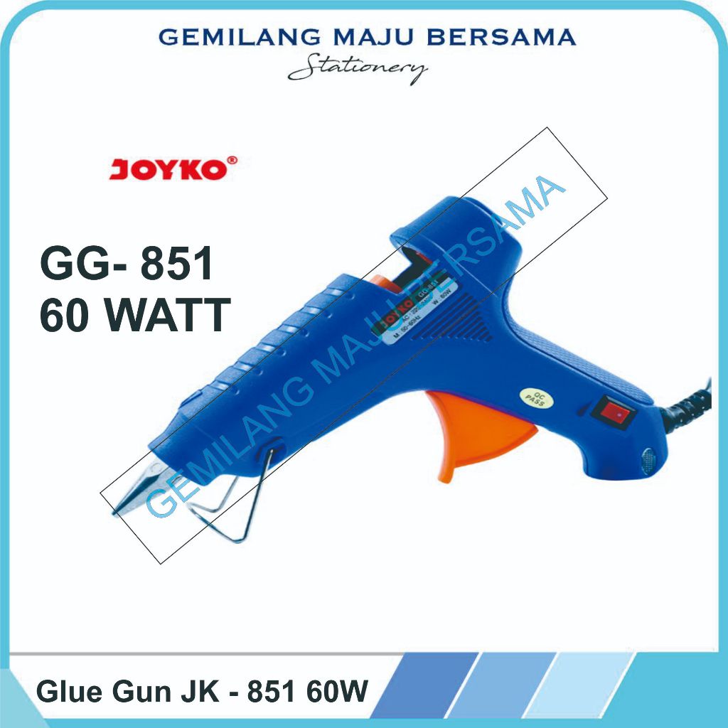 Glue Gun Alat Lem Tembak Bakar Joyko GG-851 60 WATT