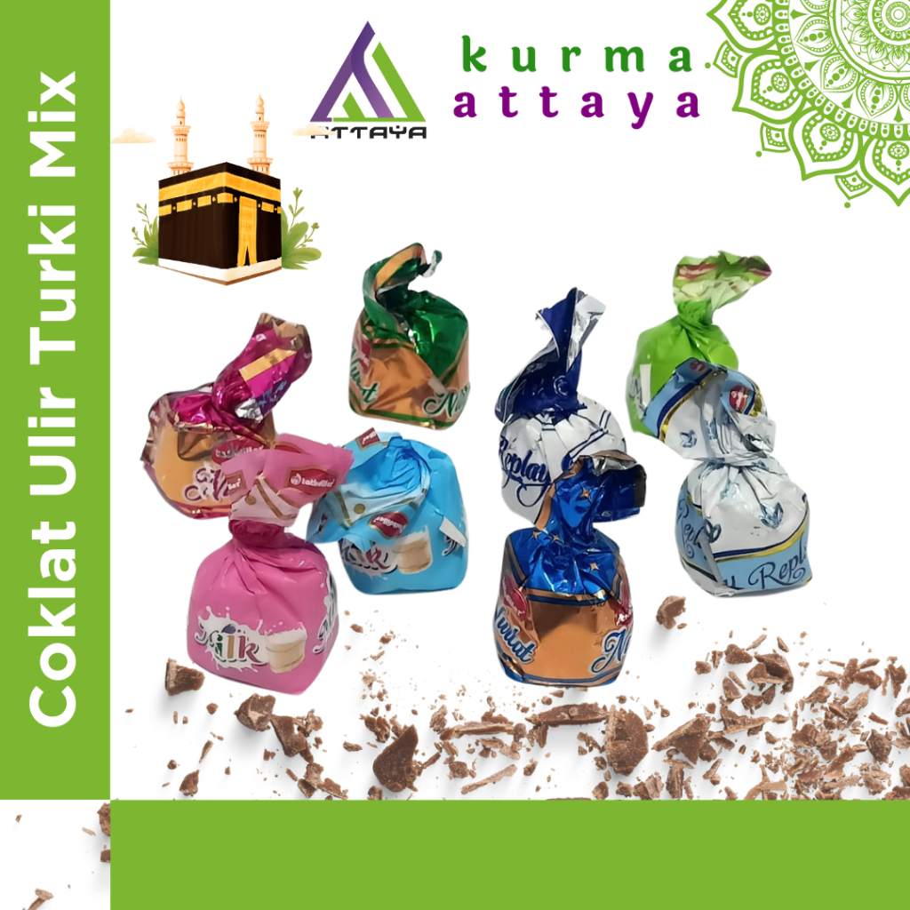 

1KG Cokelat Arab / Coklat Arab Mix untuk Cemilan Oleh Oleh Haji dan Umroh