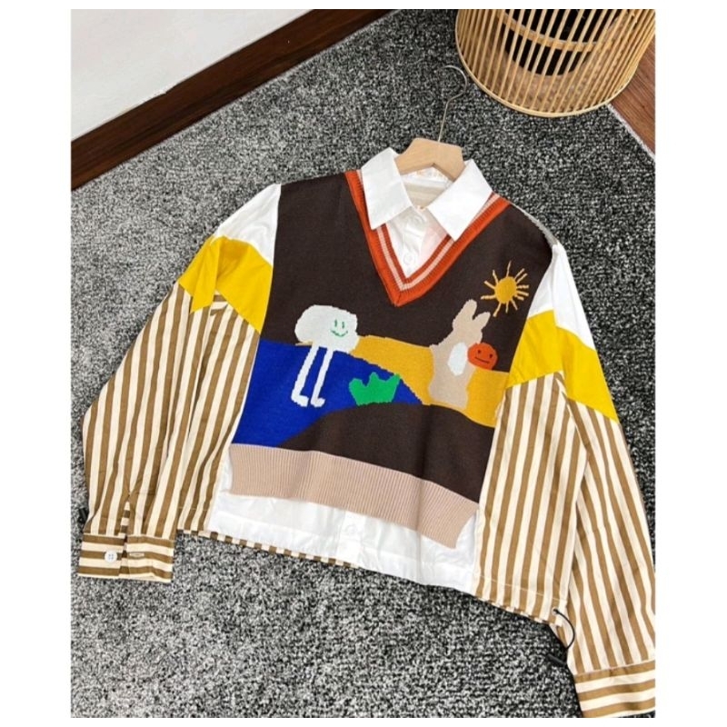 Brownie BKK Blouse (by missyshop.official)