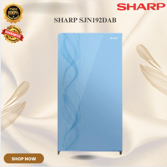 SHARP KULKAS 1 PINTU SJN192DAB 175L/SJN-192DAB/SJN 192DAB/SHARP KULKAS 1 PINTU
