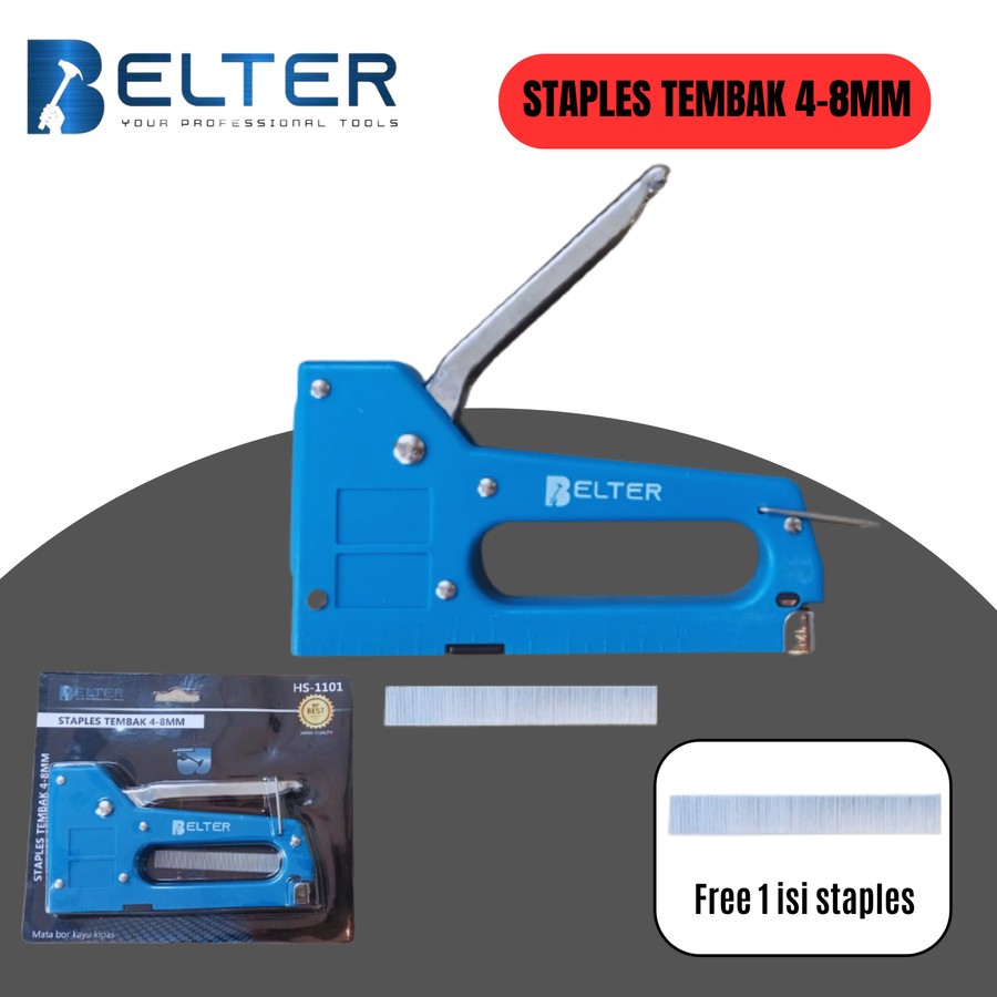 

Stapler Tembak / Hekter Gun Tacker / Staples Sofa, Staples Jok, Stepler Motor, steples kantor