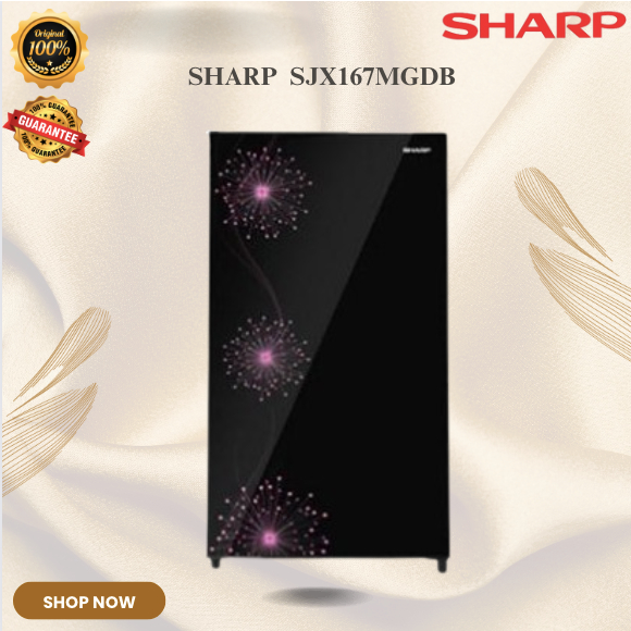 SHARP KULKAS 1 PINTU SJX167MGDP 128L/SJX-167MGDP/SJX 167MGDP/ SHARP KULKAS 1 PINTU ORIGINAL GARANSI