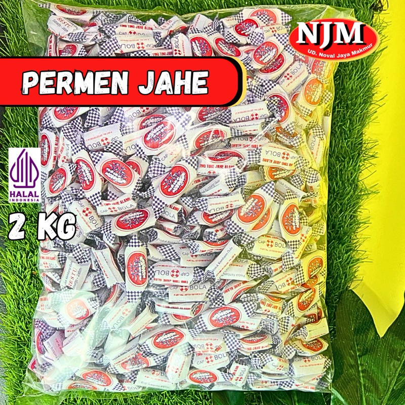 

NJM [BALL] PERMEN JAHE PEDAS MANIS GROSIR 2000Gr (2Kg)