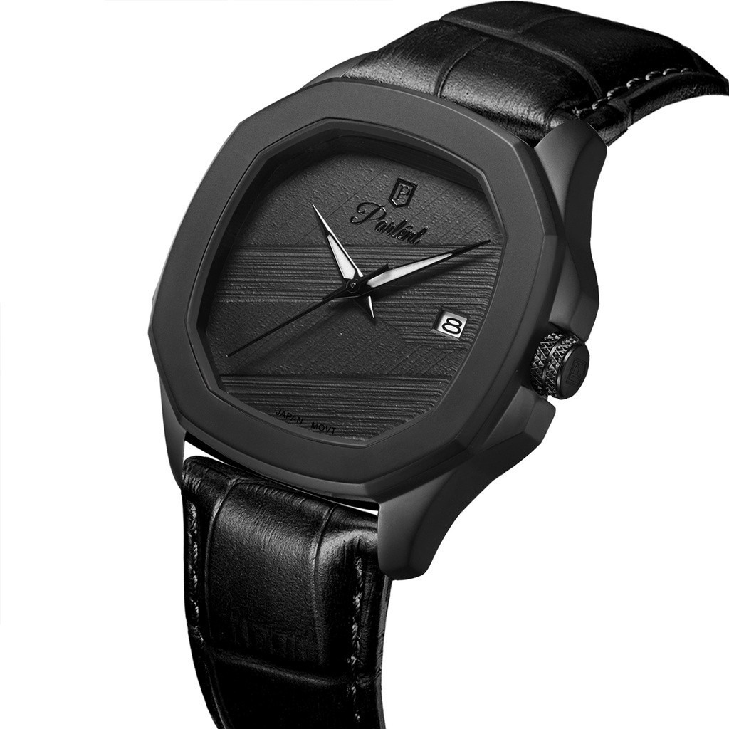 Jam Tangan Pria Parlent Gallant Graphite Black