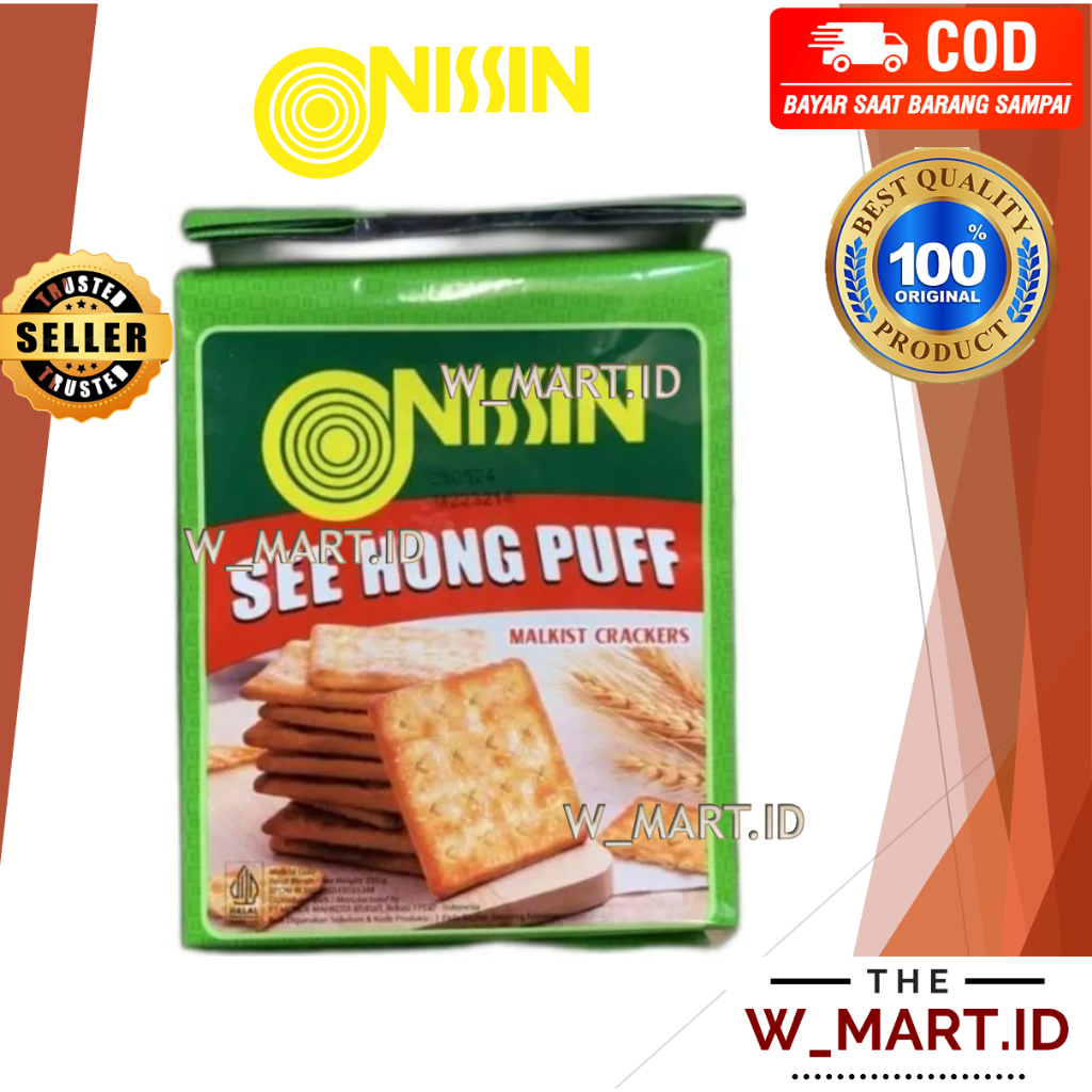 

NISSIN MALKIST CRACKER BISKUIT GULA SEE HONG PUFF 250 GR