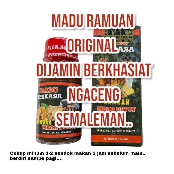 

MADU RAMUAN MADURA JAMINAN BERKHASIAT 100% ORIGINAL