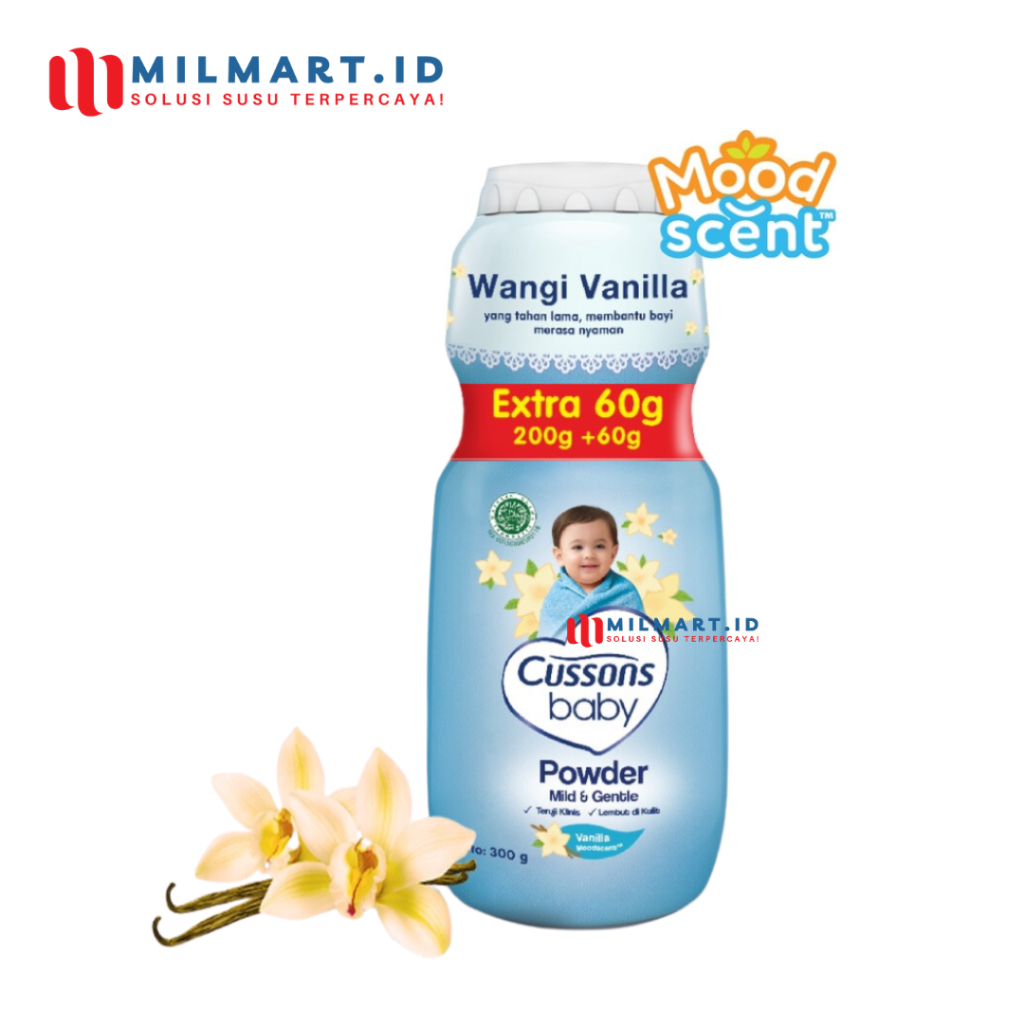 CUSSONS BABY POWDER MILD & GENTLE 260 G BEDAK CUSSON ANAK 200+60 G