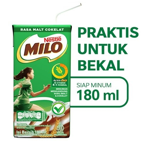 

MILO ACTIV-GO UHT Susu Coklat 180 mL RTD