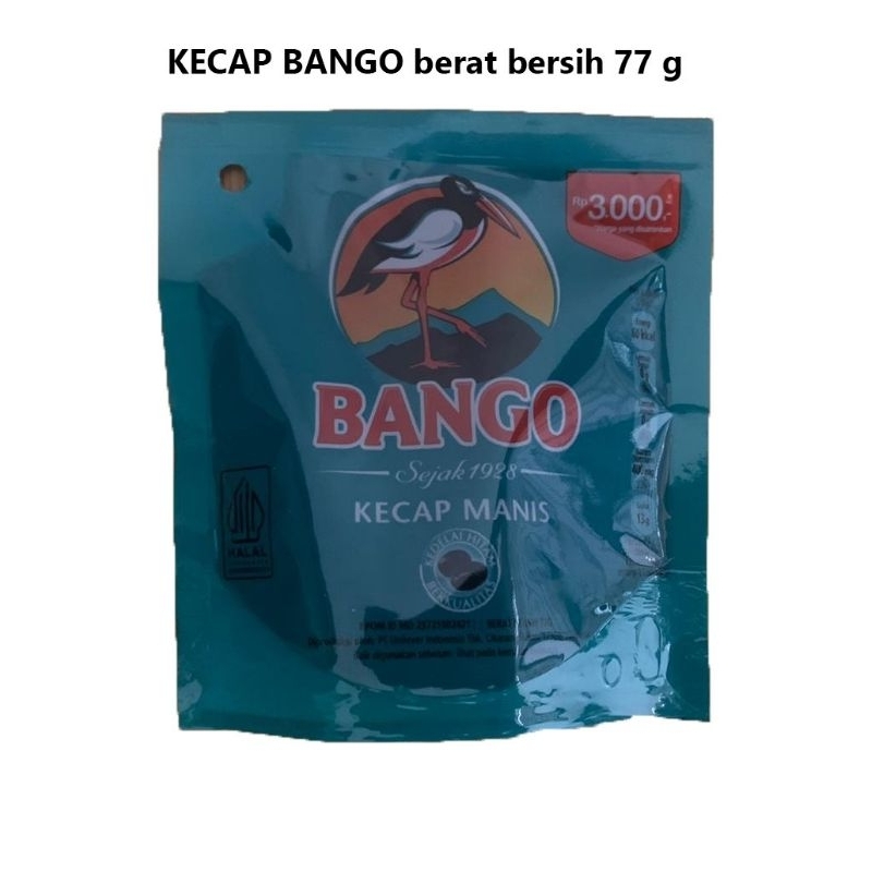 

KECAP BANGO berat bersih 77 g