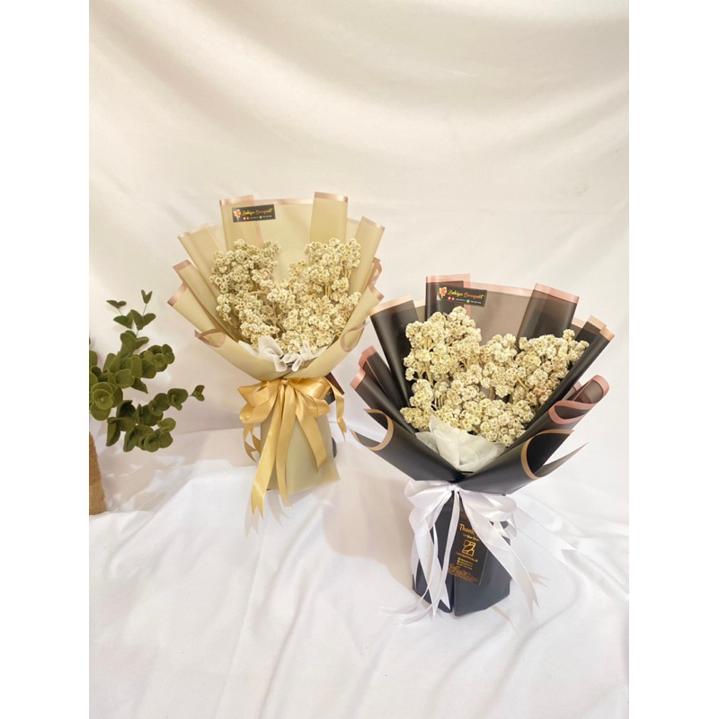 (READY) BUKET BUNGA EDELWEIS/BUKET BUNGA KERING