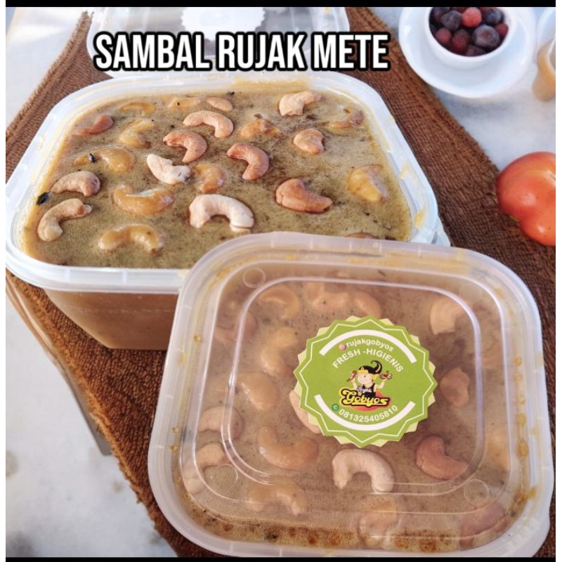 

Sambal Rujak Kacang Mete 500ml By Rujak Gobyos