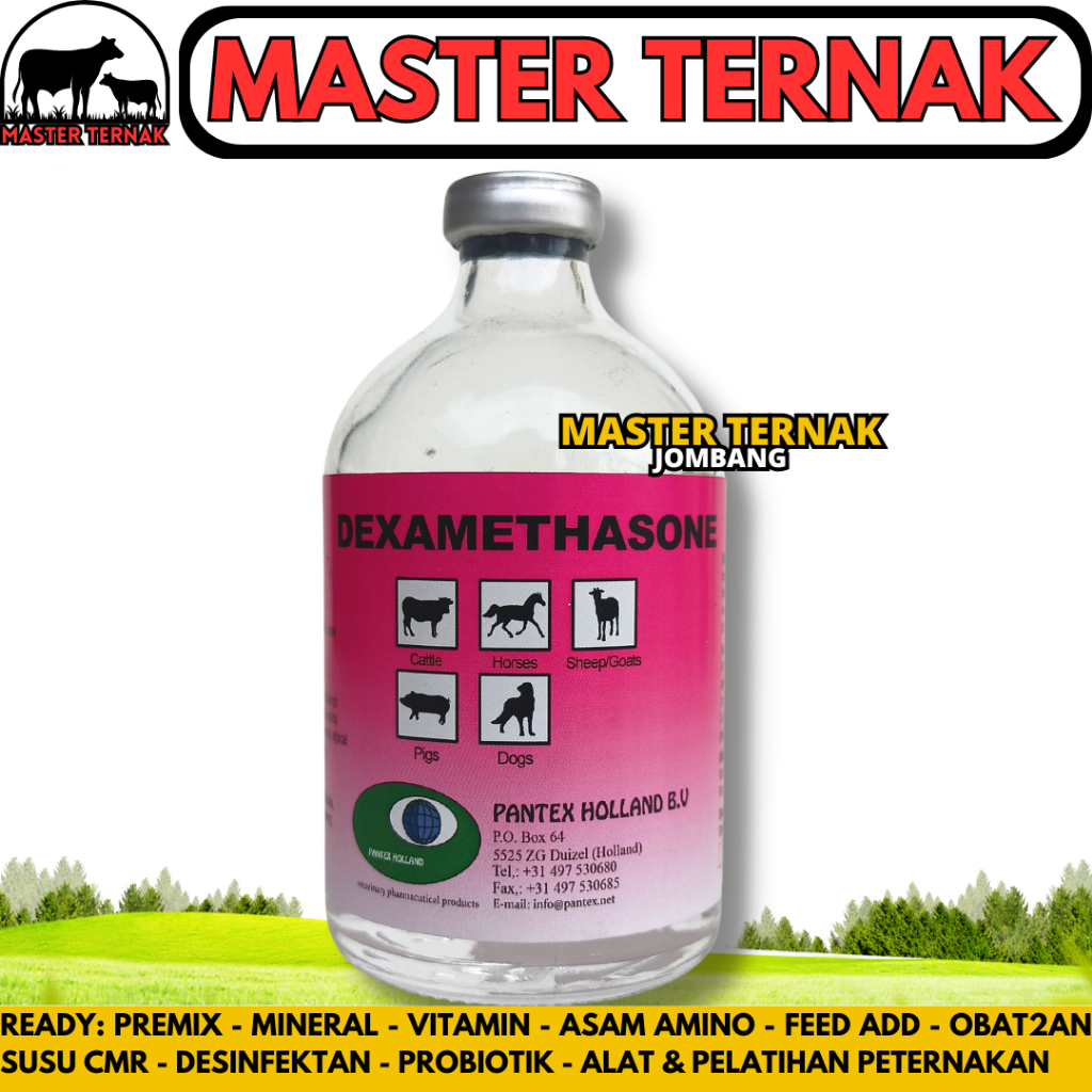PANTEX DEXAMETHASON 100 ML - Obat Anti Inflamasi Ternak Pantex Holland Dexamethason - Dexa 100 ml - 
