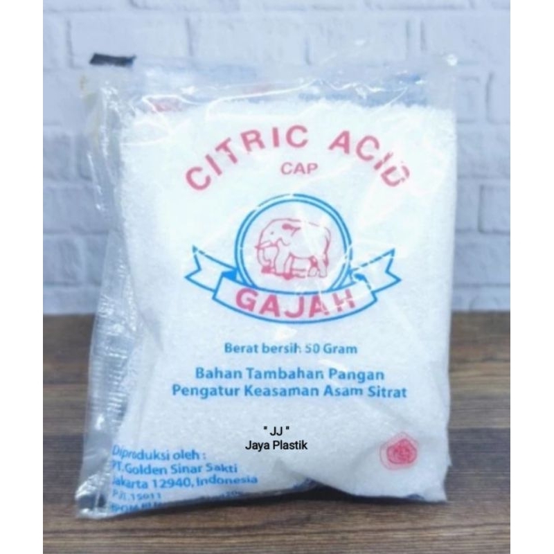 

Citrit Acid / Citroen / Asam Sitrat Merk Gajah
