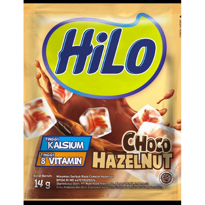 

Hilo Minuman Bubuk Hi-Calcium Choco Hazelnut 14 Gram x 10 pcs (1 renceng)