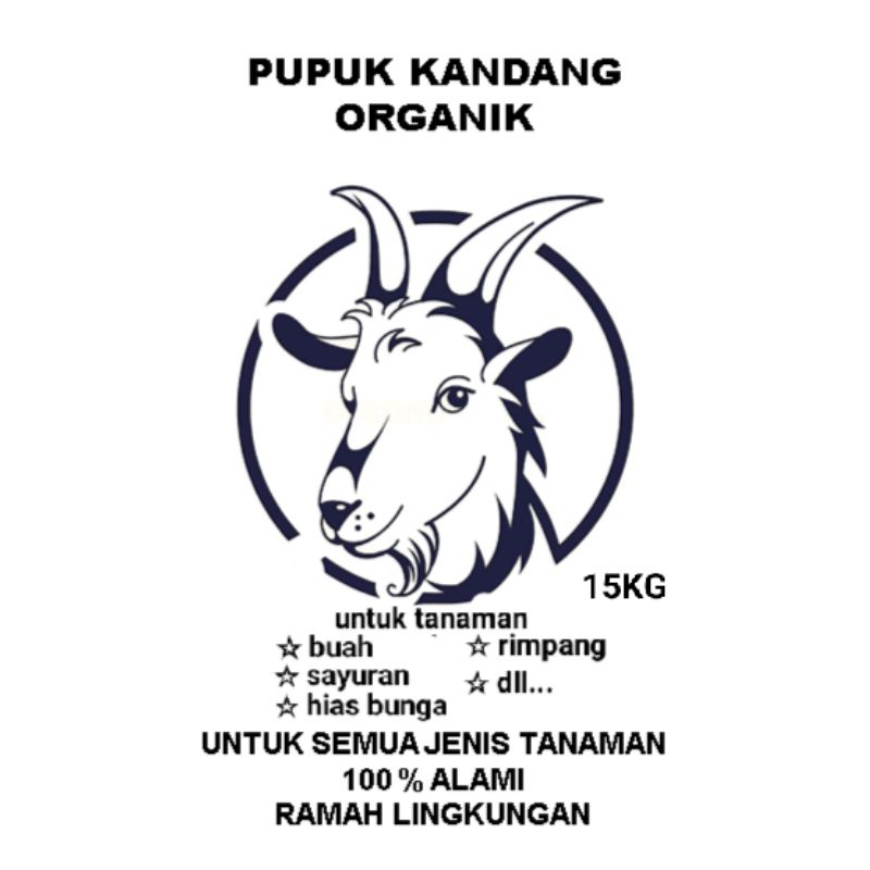 pupuk kandang organik kambing