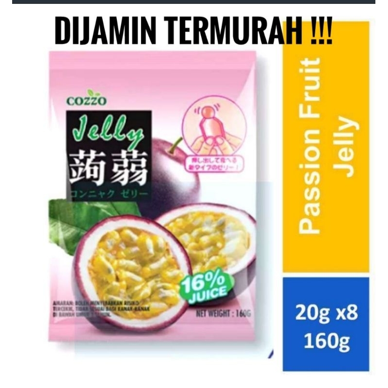

Cozzo Jelly Stick Stik TERMURAH Konnyaku Fruit Jeli Agar 160gr Import