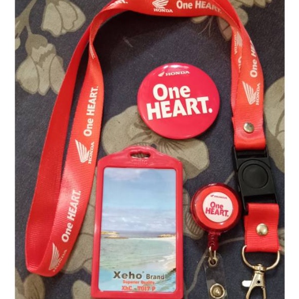 

Super Bintang paket lengkap Tali id card Honda one heart ecer dan grosir