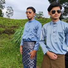 1 STELL BAJU MELAYU PRIA TREND WARNA TERBARU