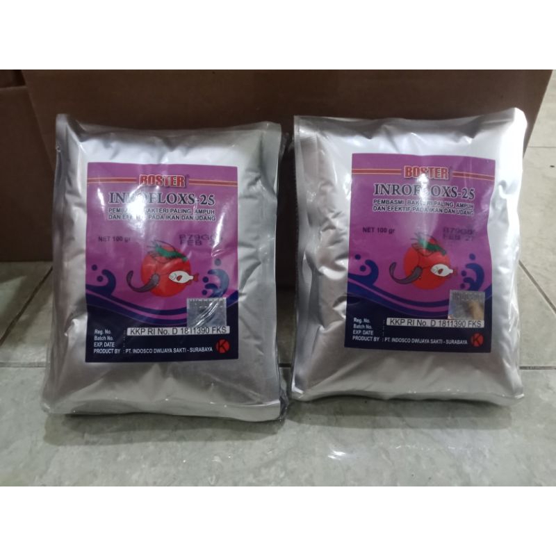 BOOSTER INROFLOK SERBUK 25 OBAT SEGALA MACAM PENYAKIT IKAN