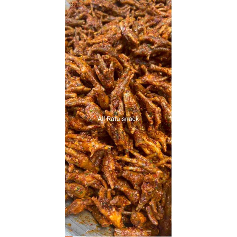 

Ceker crispy Keripik ceker crispy renyah sampe tulang kaki ayam crispy
