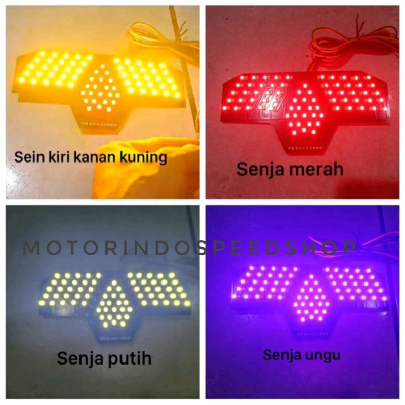lampu stop LED plus sein Vario 125/150 LED new papan lampu stop LED plus sen Vario 125/150 LED new