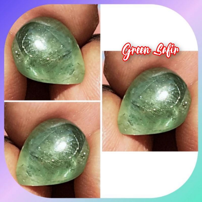 Batu Green Safir Star