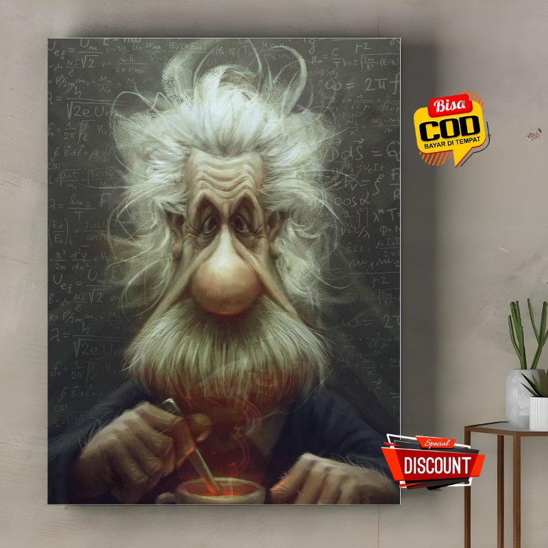 Hiasan Dinding Aesthetic Poster Albert Einstein