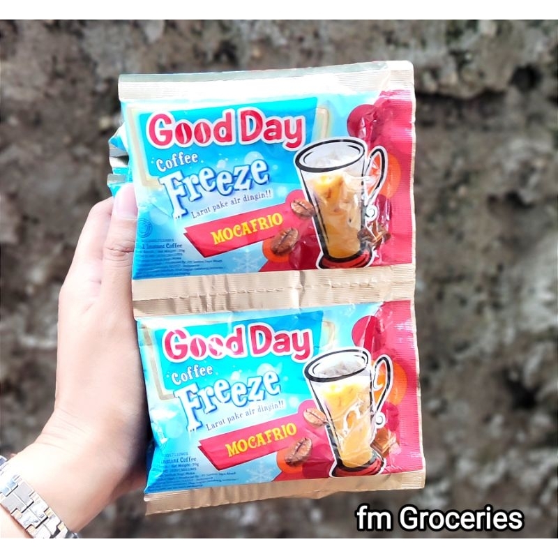 

Good Day Freeze Mocafrio 30 gram isi 10 sachet