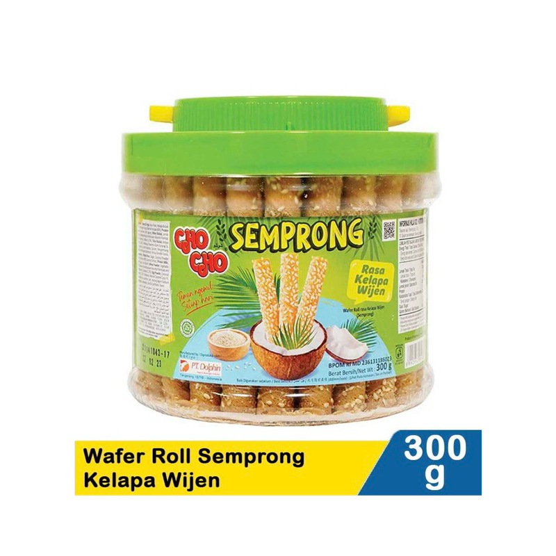 

Cho cho wafer roll semprong kelapa wijen 300 g