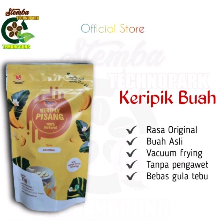 

Keripik Pisang kepok Vacum Frying | 130 gr promo | Snack makanan | hampers lebaran | cemilan organik