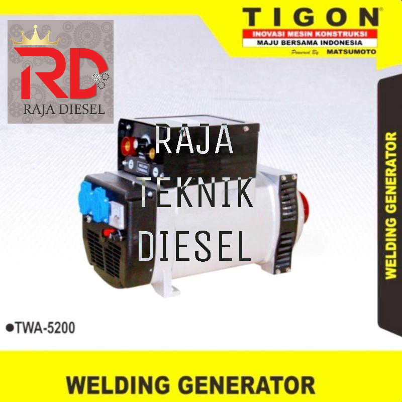 Dinamo Las Welding Generator TIGON TWA-5200 A TWA 5200 ORIGINAL