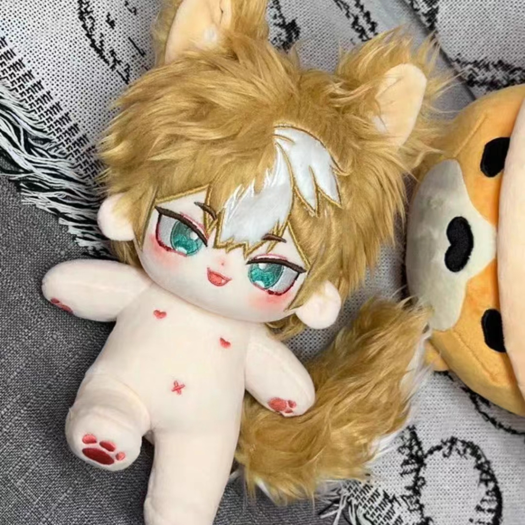 [READY STOCK] doll gorou genshin impact boneka gorou doll 20cm gorou - wuwang