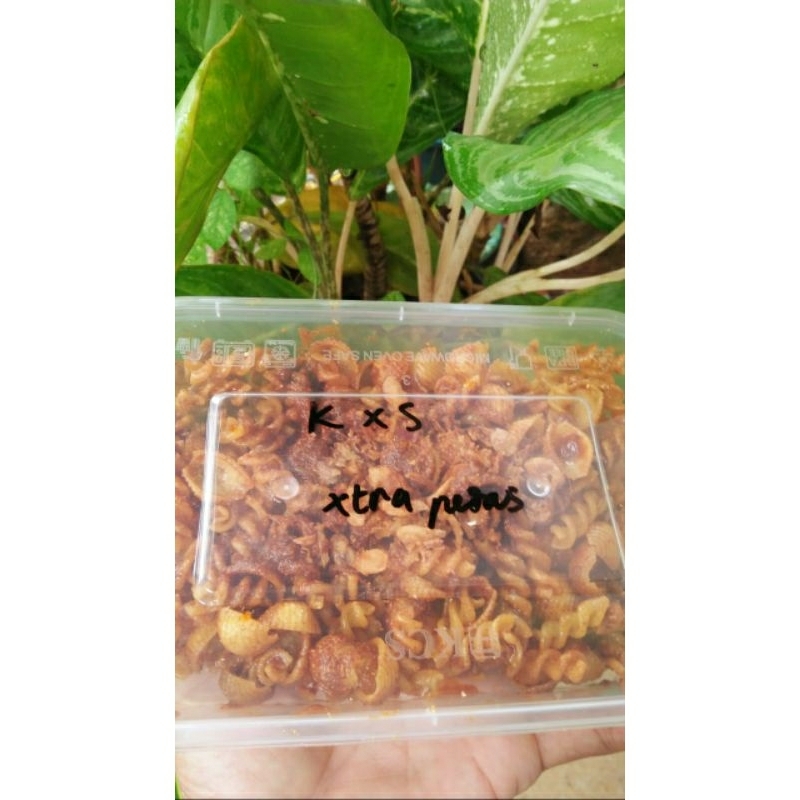 

Makaroni kerang mix spiral 200gr box 500ml bumbu basah