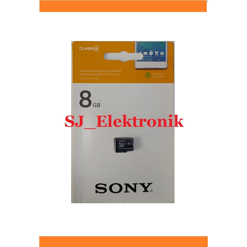 Memory Card Micro SD Sony 8 GB Original