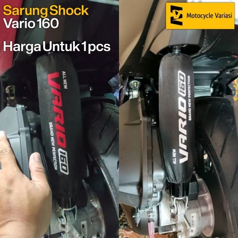 Sarung shock Honda Vario 160 cover shock belakang Vario New 160
