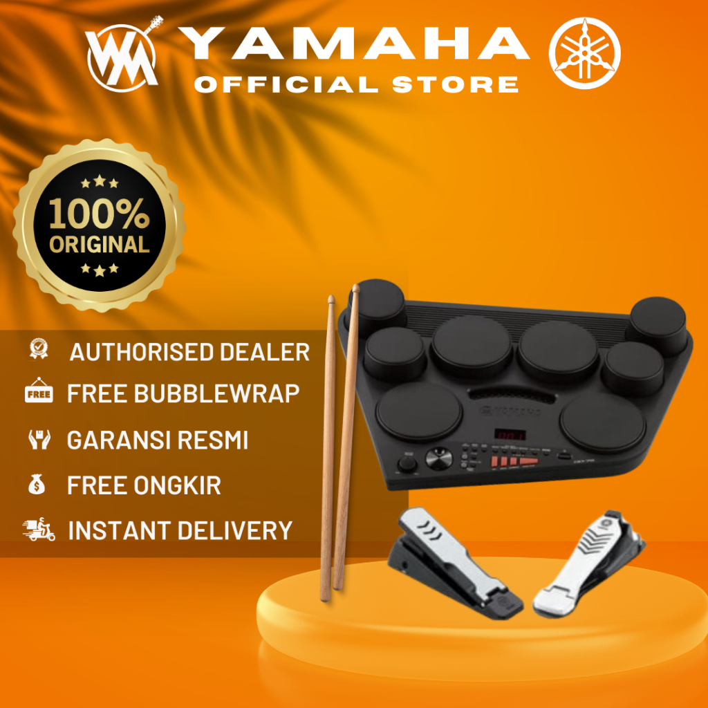 Yamaha Compact Digital Drum DD 75/ Yamaha DD75/ Yamaha DD-75 + HH40 & KU100