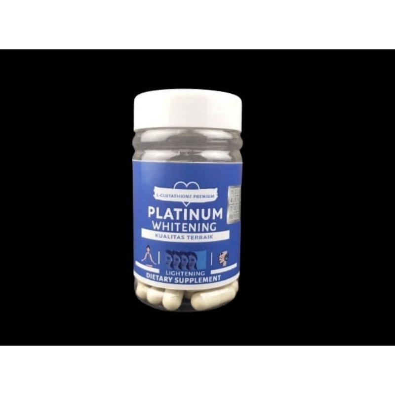 [AMPUH] PLATINUM WHITENING | KAPSUL PEMUTIH KULIT | PEMUTIH KULIT DAN WAJAH