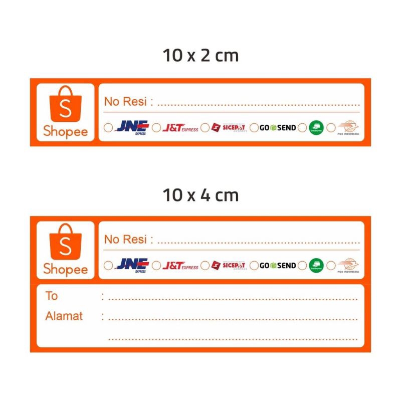 

CETAK STICKER/LABEL PENGIRIMAN OLSHOP TERBARU VERSI 1