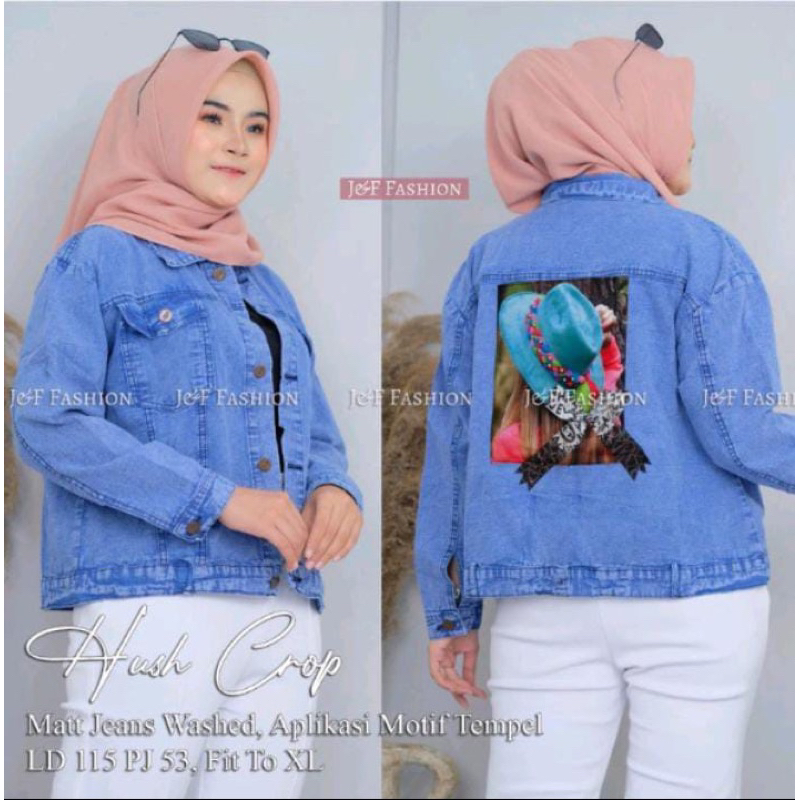 Jaket Snow Jeans Pita Emblem 3D // Jaket pita Belakang
