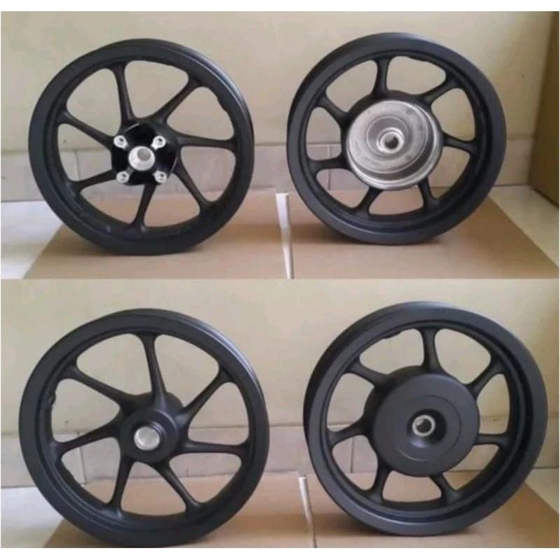 VELG DEPAN BELAKANG HONDA SCOOPY DONAT RING 12 ORIGINAL
