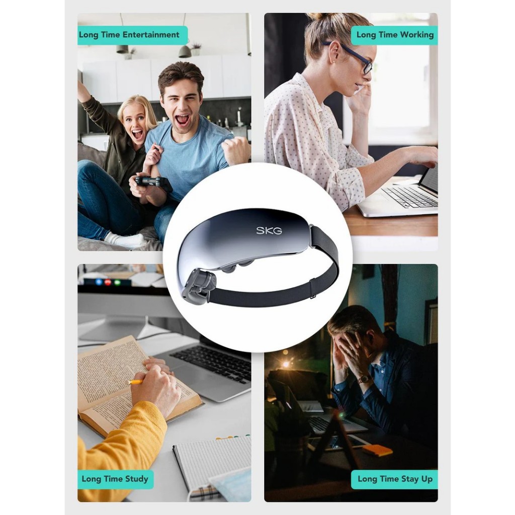 SKG E7 E7-EN Alat Pijat Kesehatan Mata Kompres Pijat Pijet Mata Elektrik Mini Massage Eye Massager Eletric Portable-8