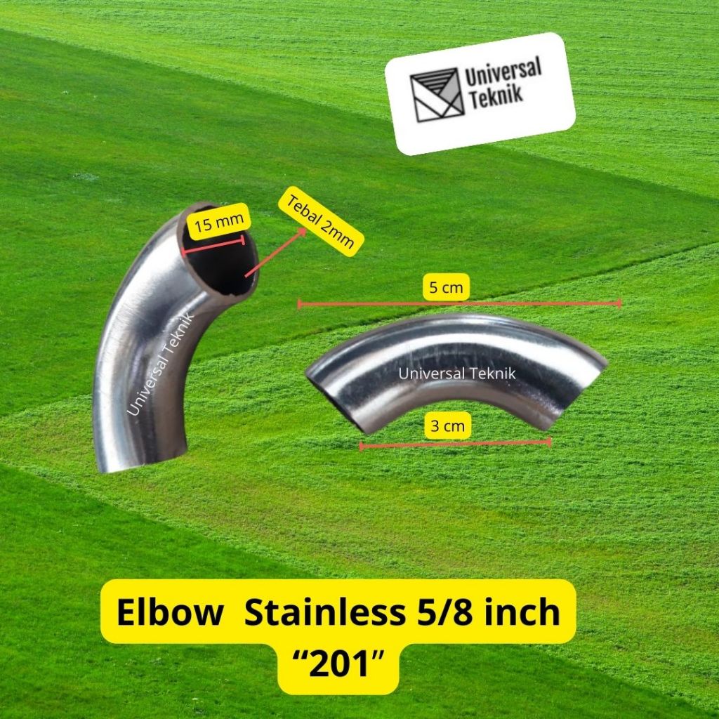 Elbow 5/8" inch ss/ keni/ lasbow/ sambungan pipa stainless steel